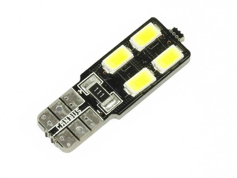 4er-Pack T10 W5W 6 x 5630 Auto-LED-Lampen, Auto-Innenraum-LED