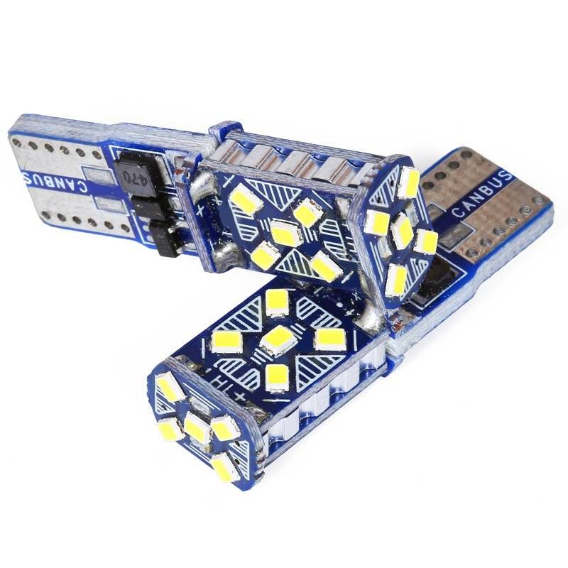 Auto-LED-Lampe W5W T10 15 SMD 3014 CAN BUS