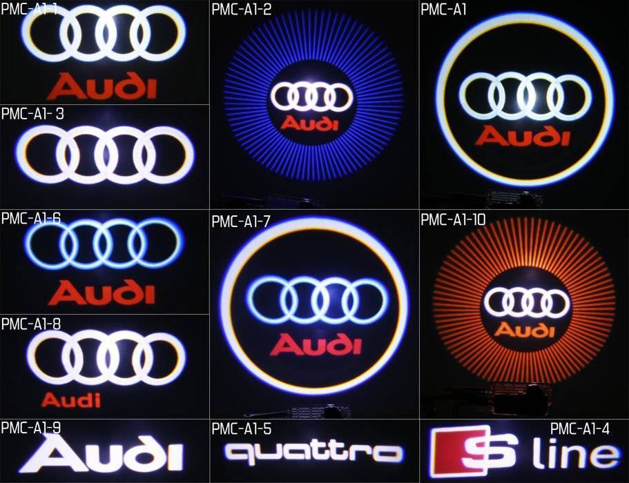 Audi TT / A3 / S3 / A4 / Audi Logo Projektoren in den Türen einbauen 