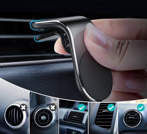 Dienmern Magnet Handyhalterung fürs Auto - Handyhalterung für Auto mit 6  N55-Magneten - Handy Magnethalterung Auto für Horizontale Lüftungsschlitze  